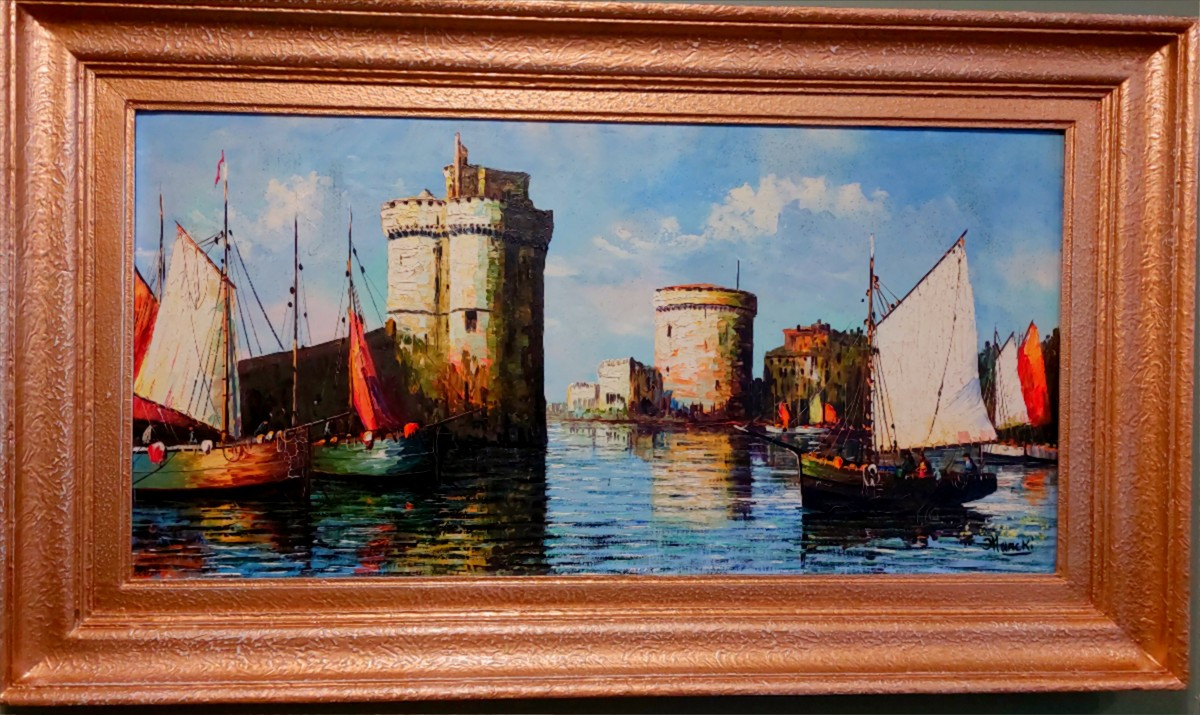 Painting Of The Port Of La Rochelle