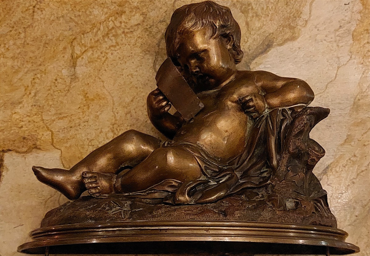 Bronze. Angelot, Chérubin, Putti.