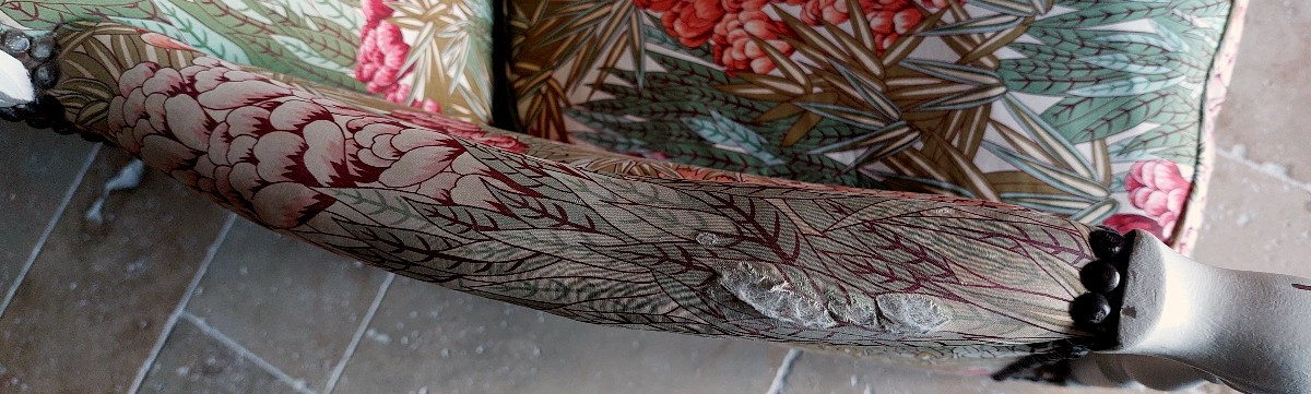 Pair Of Bergère Armchairs.-photo-1