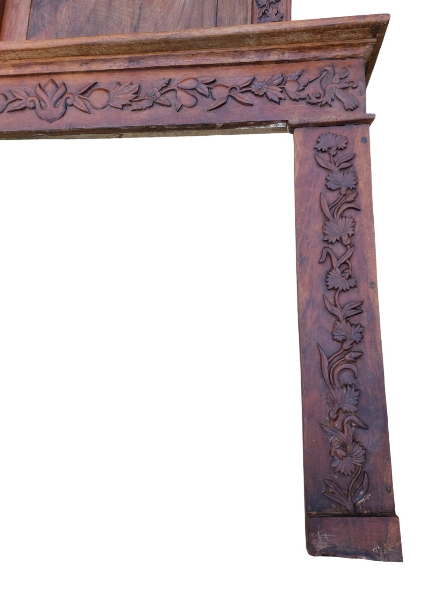 Wooden Fireplace-photo-2