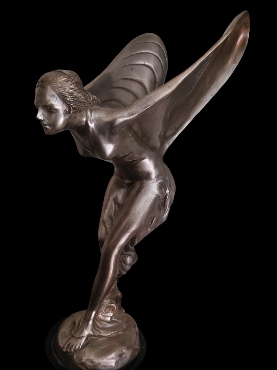 Statue Bronze "Spirit of Ecstasy" Rolls-Royce. (Charles Sykes).-photo-2