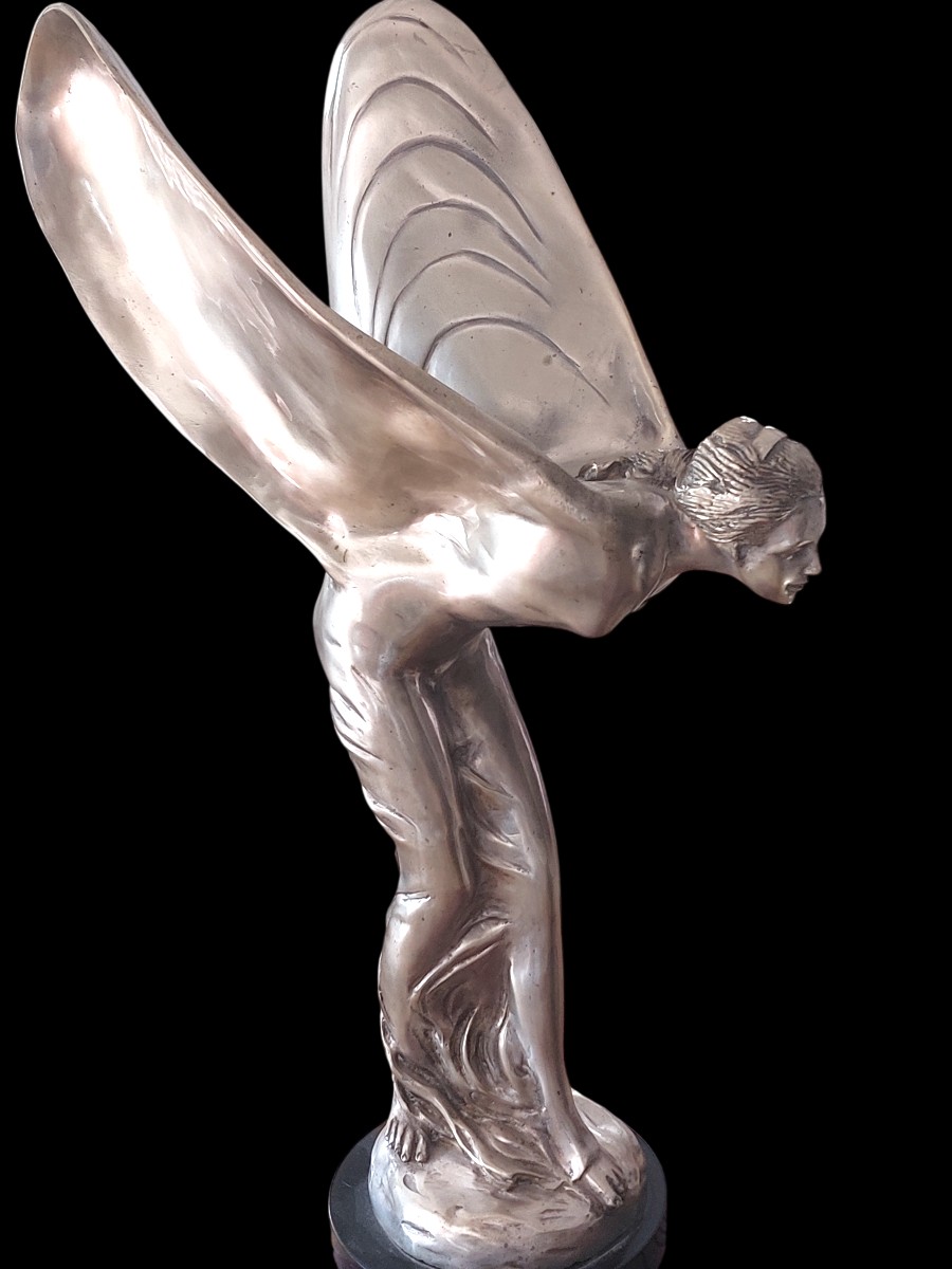 Statue Bronze "Spirit of Ecstasy" Rolls-Royce. (Charles Sykes).-photo-4