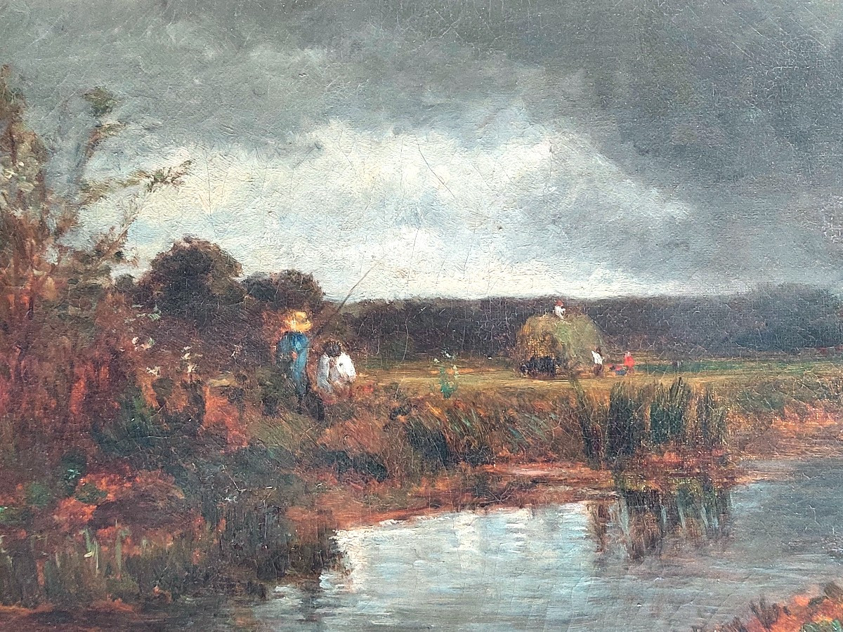 Peinture ,paysage, ( Paul Huet ?)-photo-2