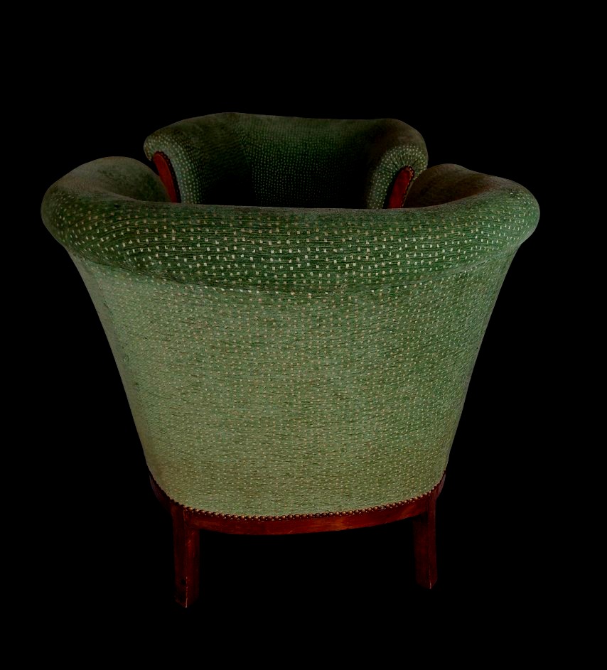 Two Art Deco Armchairs-photo-3
