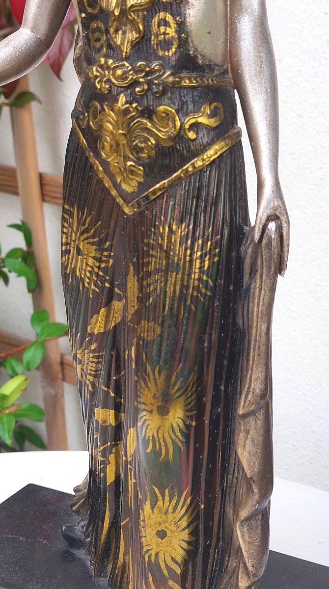 Sculpture Femme Art déco.-photo-3