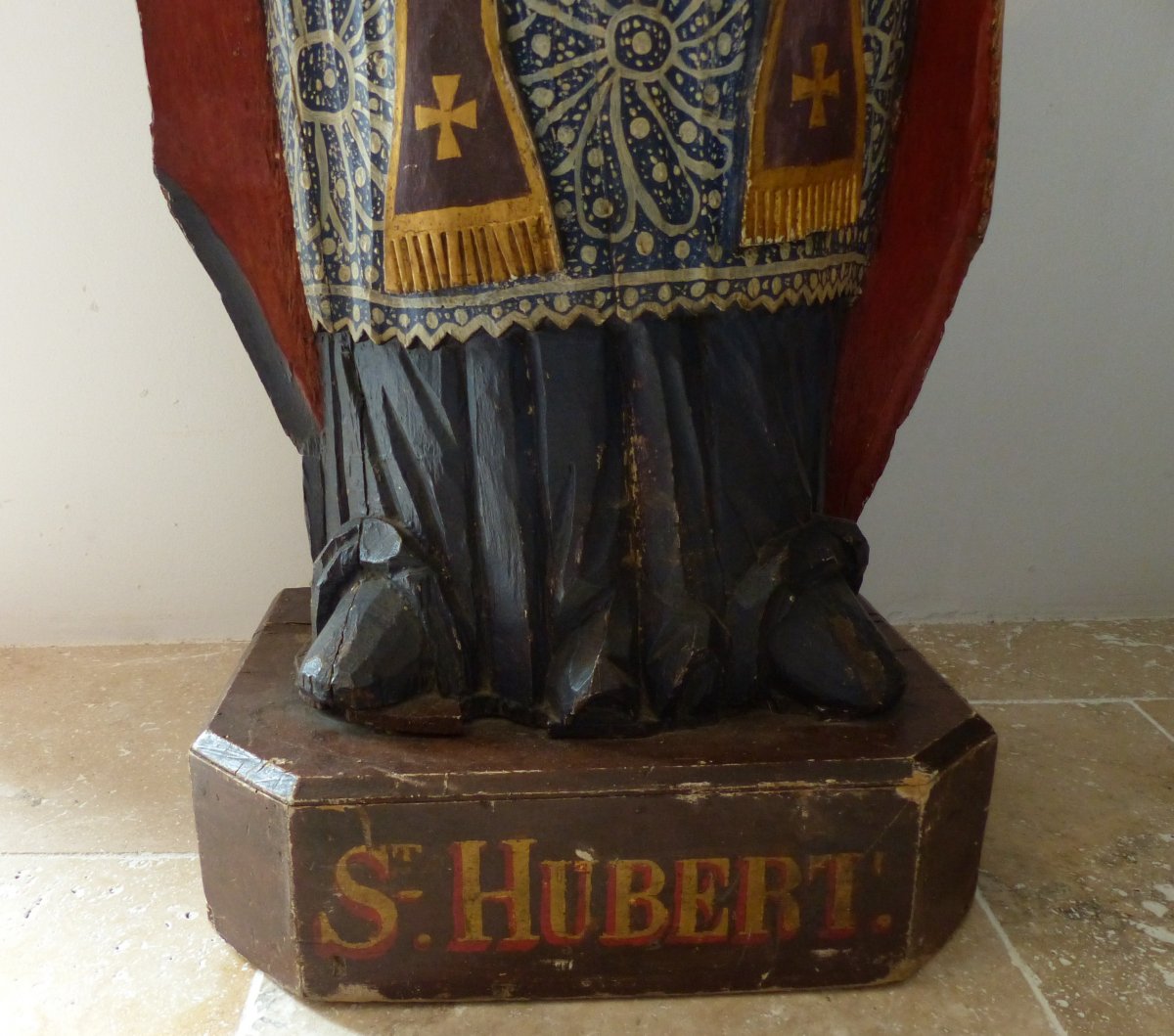 Sculpture Saint Hubert-photo-3