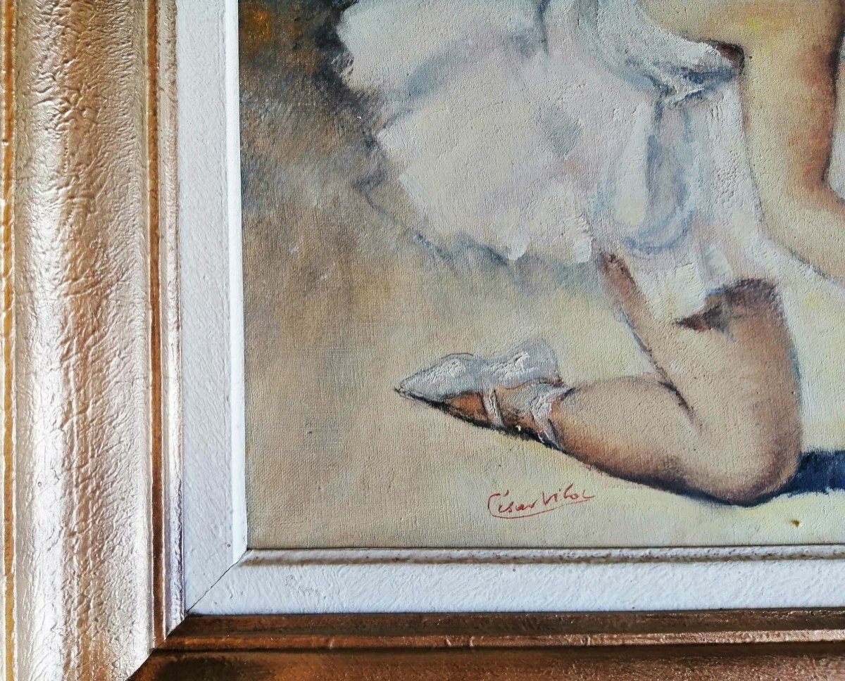 Painting . Dancer. Cesar Vilot.-photo-2