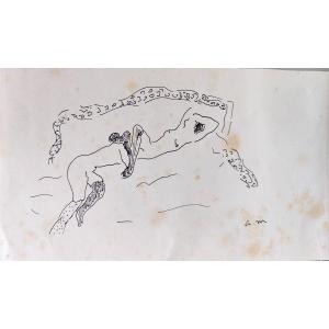 Erotic Drawing Albert Marquet 