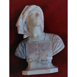 Sculpture. Buste de femme.