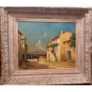 Peinture Provençale. Port de Martigues