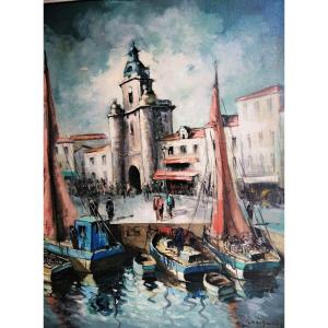 Peinture Port La Rochelle