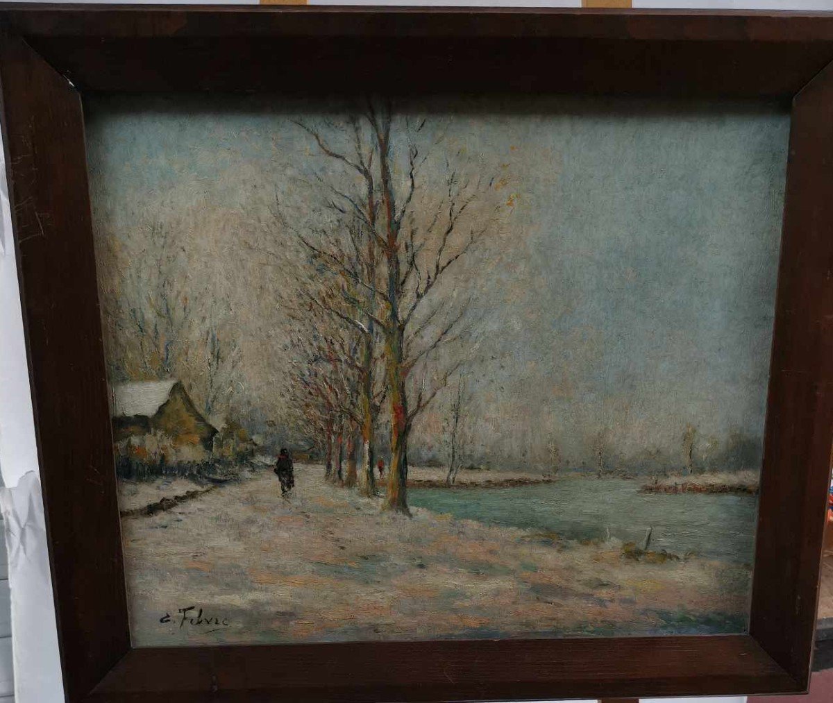 F E B V R E   Edouard ,figuratif H/b