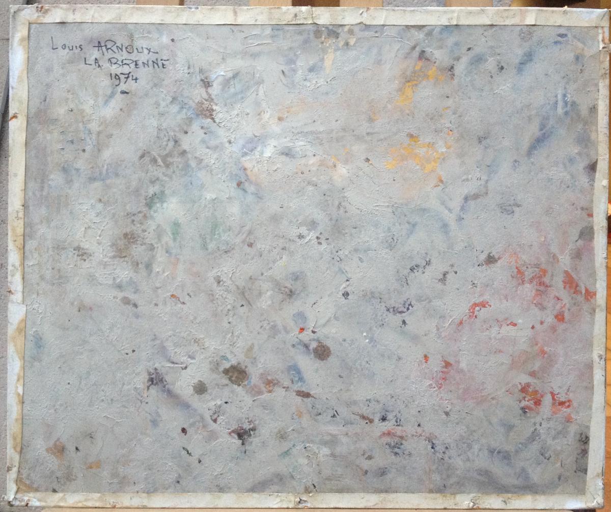 Louis Arnoux, La Brenne, Oil On Canvas, Signed-photo-2