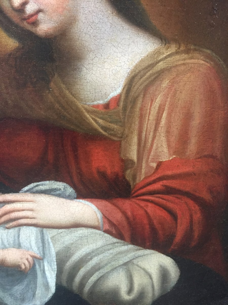 Atelier De Jacques Blanchard, Oil On Canvas, 61.5 X 55.5 Cm-photo-2