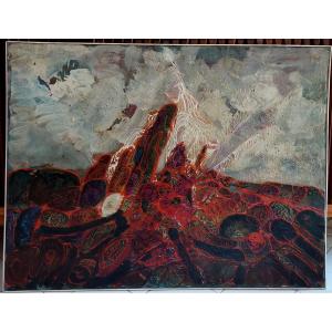 Pascal FANCONY GRANDE HUILE / TOILE 1970