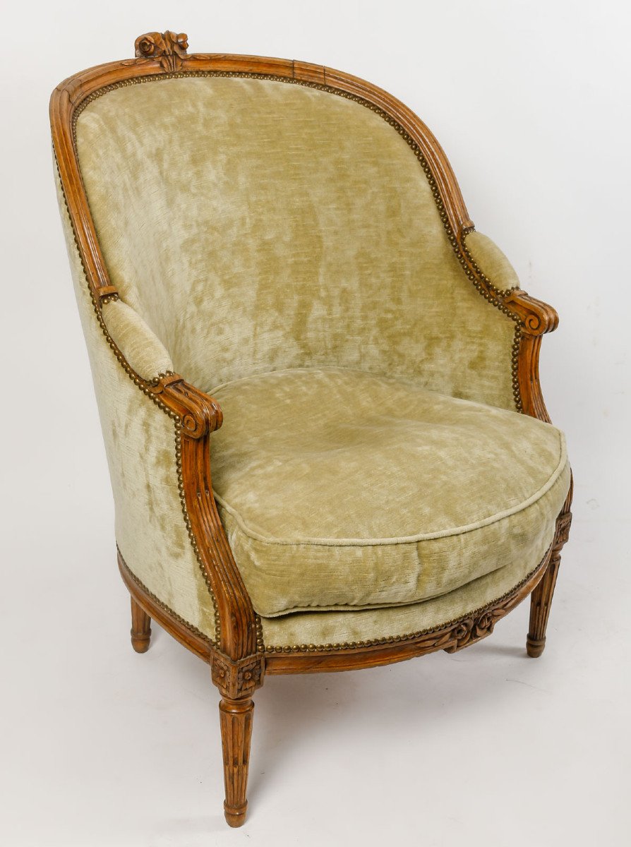 A Large Bergere Louis XVI-photo-2