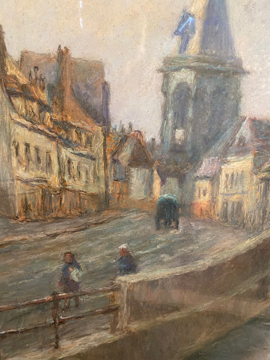 Un Grand Pastel Signé E.pernelle -photo-6
