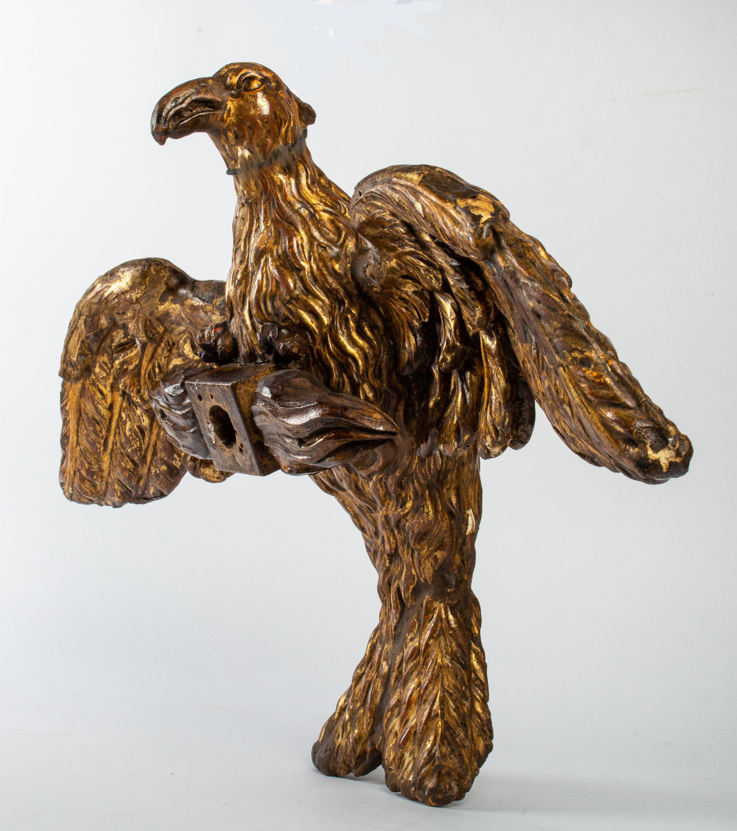 An 18th Century Gilded Wooden Eagle