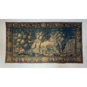 An Important Aubusson Tapestry Exotic Greenery 18th Century 5.20mx2.70m