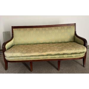 un ensemble :un  canapé ,une bergere , un fauteuil d'epoque empire