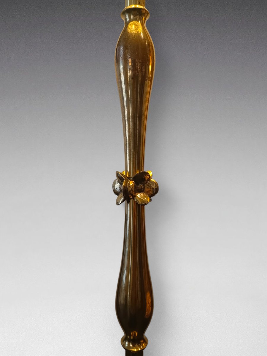  Scarpa - Gilt Bronze Floor Lamp (circa 1950) -photo-2