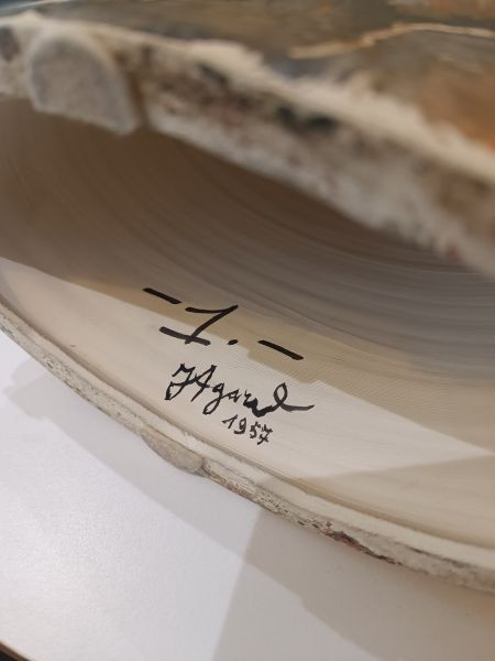  Jules Agard - Chat en céramique (1957) Atelier Madoura-photo-1