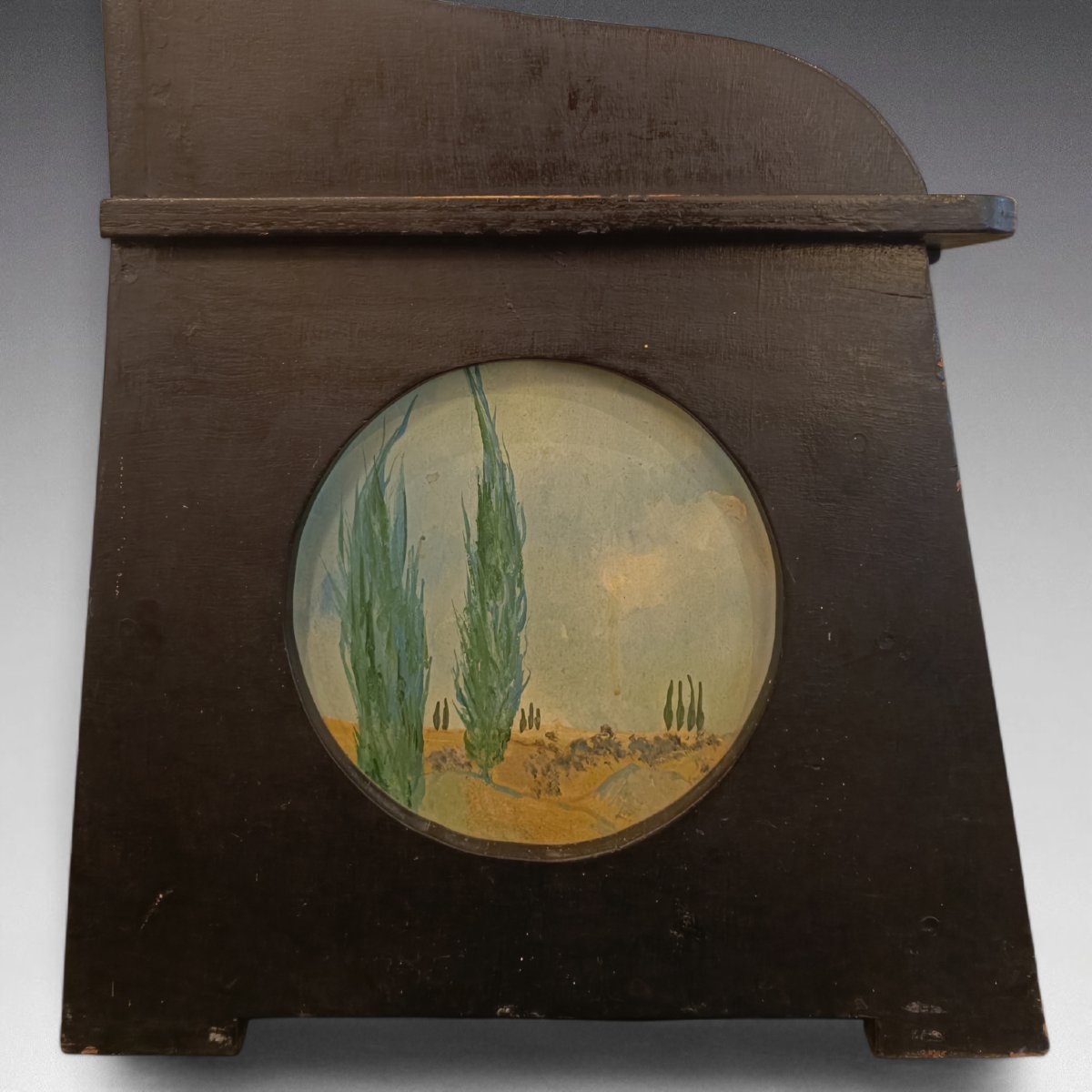 High Chair In The Style Of Mario Ceroli (1970)-photo-1