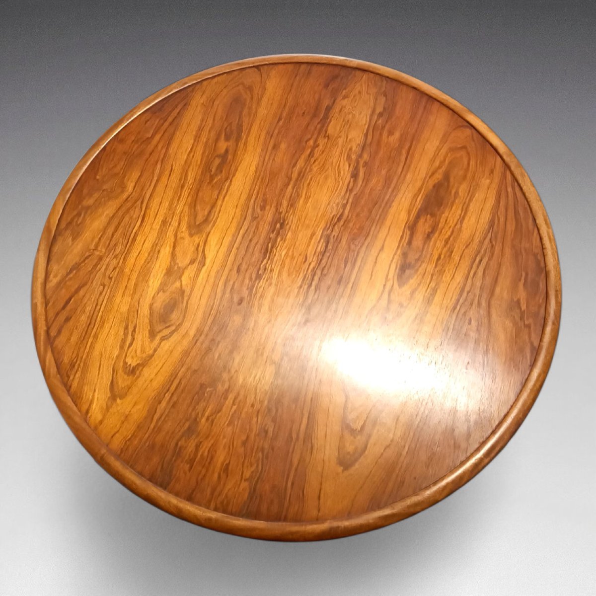 MAJORELLE - Table basse en palissandre et noyer vers 1920-photo-4