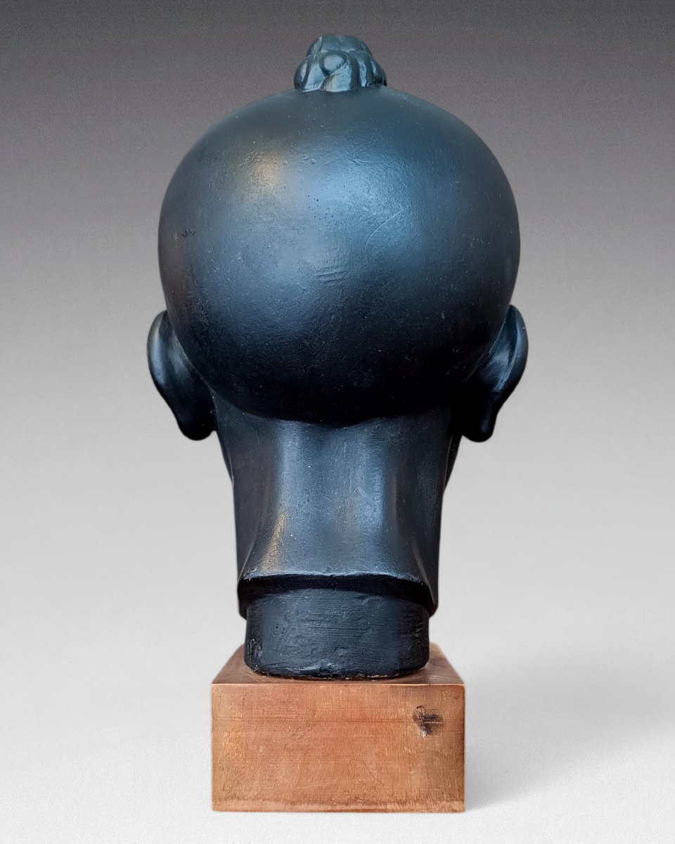  Riccardo Scarpa - Plaster Head Of A Child (circa 1950)-photo-3