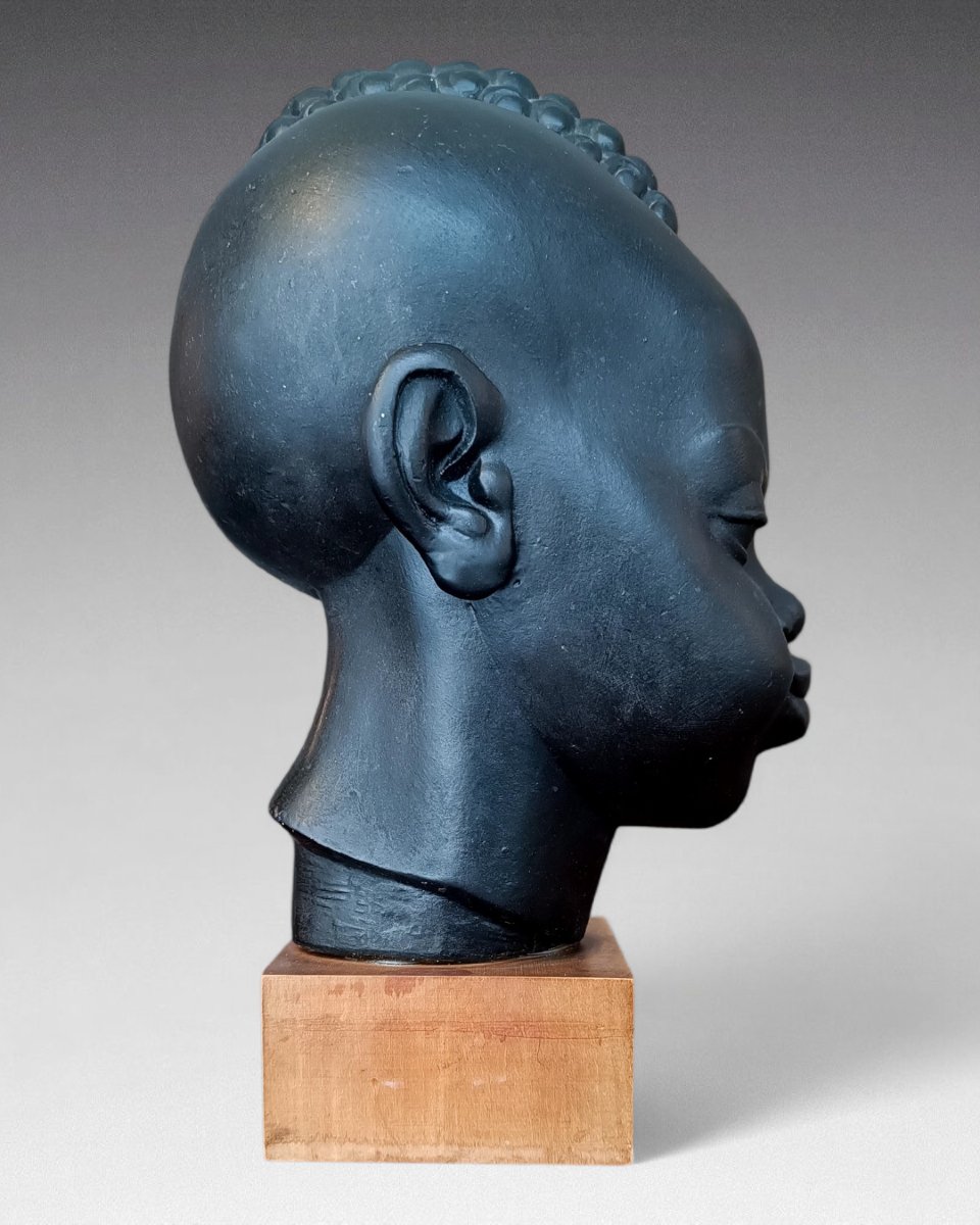  Riccardo Scarpa - Plaster Head Of A Child (circa 1950)-photo-4