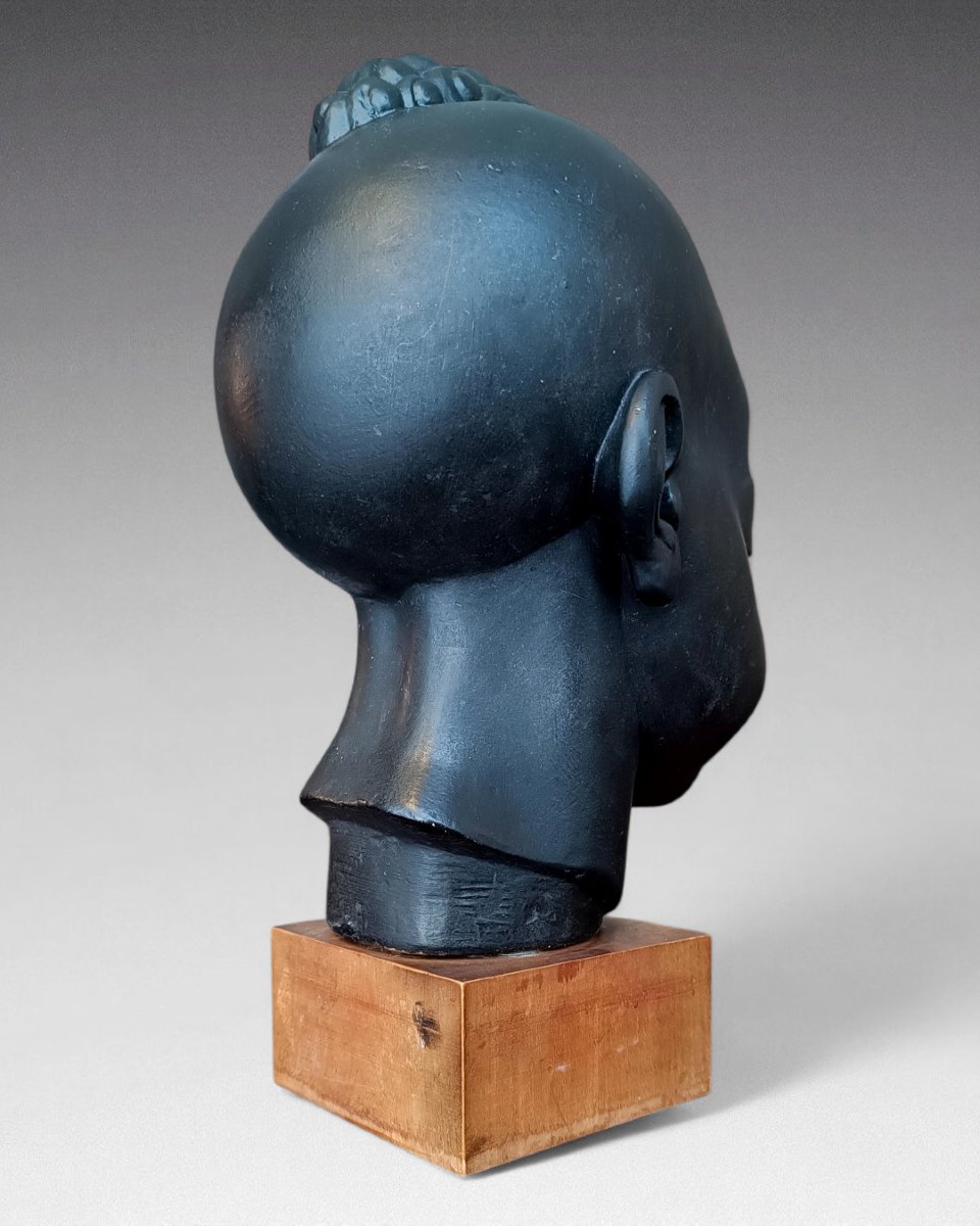  Riccardo Scarpa - Plaster Head Of A Child (circa 1950)-photo-3