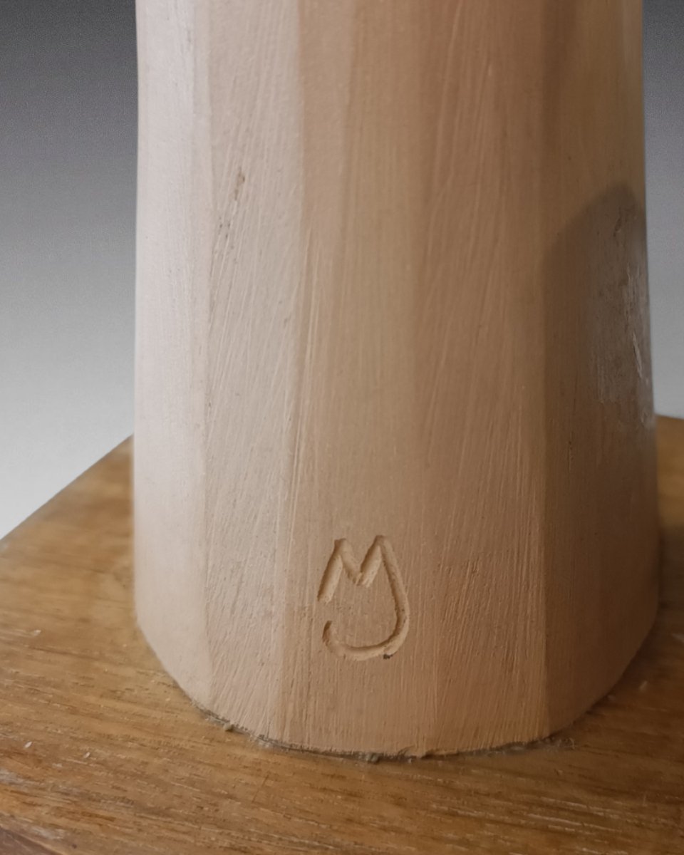 Surrealist Sculpture In Painted Metal (egg; Hands) - Unidentified Signature-photo-2