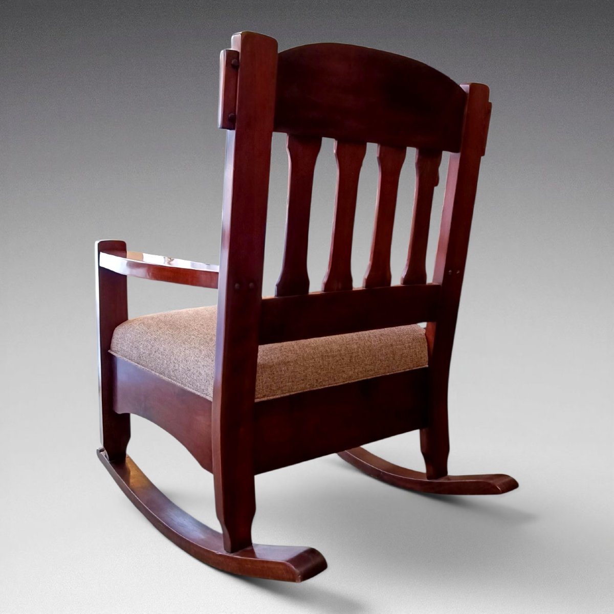Stickley Brother's - Rocking Chair - Art&craft Usa ( Circa 1900)-photo-4