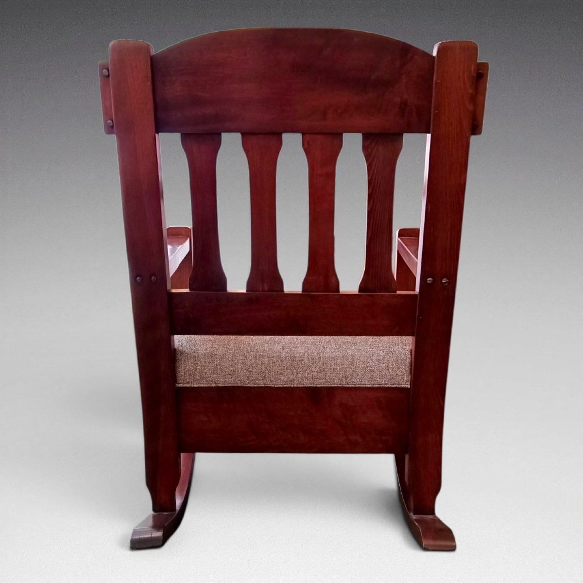 Stickley Brother's - Rocking Chair - Art&craft Usa ( Circa 1900)-photo-2