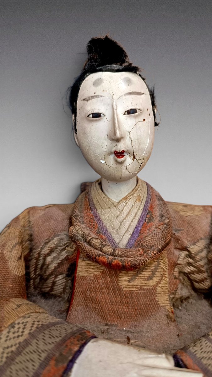  Japanese Dolls - Emperor And Empress - (circa 1880)-photo-4