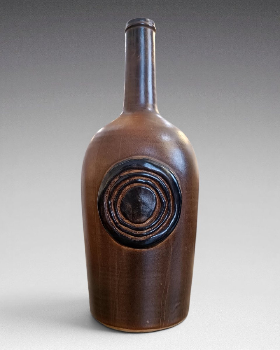 Michel et Denise POINTU - Bouteilles en grès (vers 1970) - Art & Ceram. -photo-2