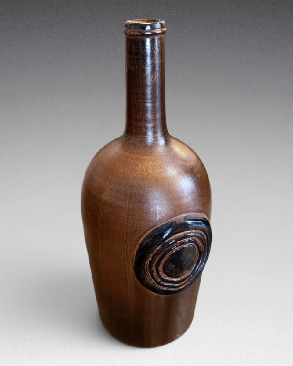 Michel et Denise POINTU - Bouteilles en grès (vers 1970) - Art & Ceram. -photo-3