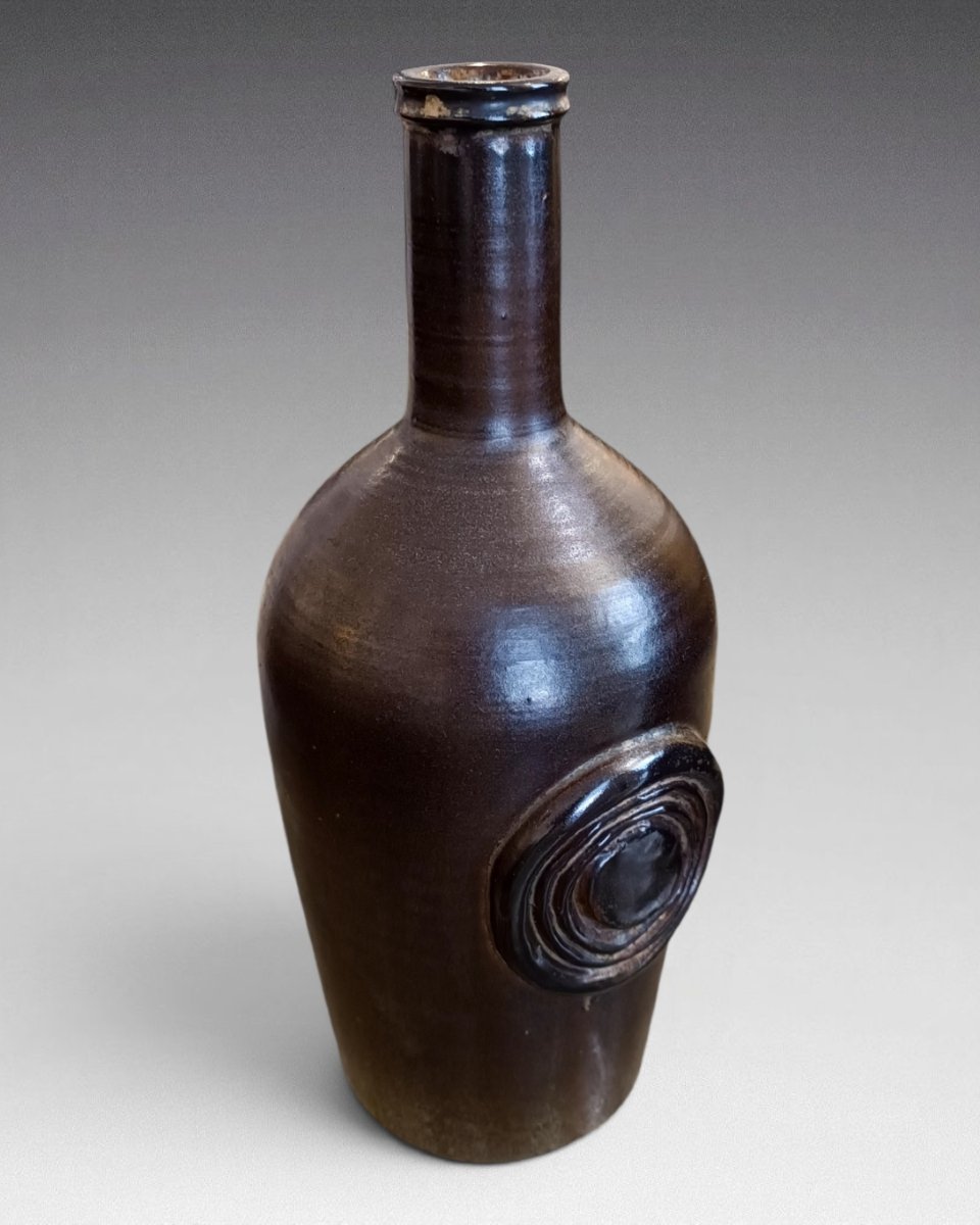 Michel et Denise POINTU - Bouteilles en grès (vers 1970) - Art & Ceram. -photo-1