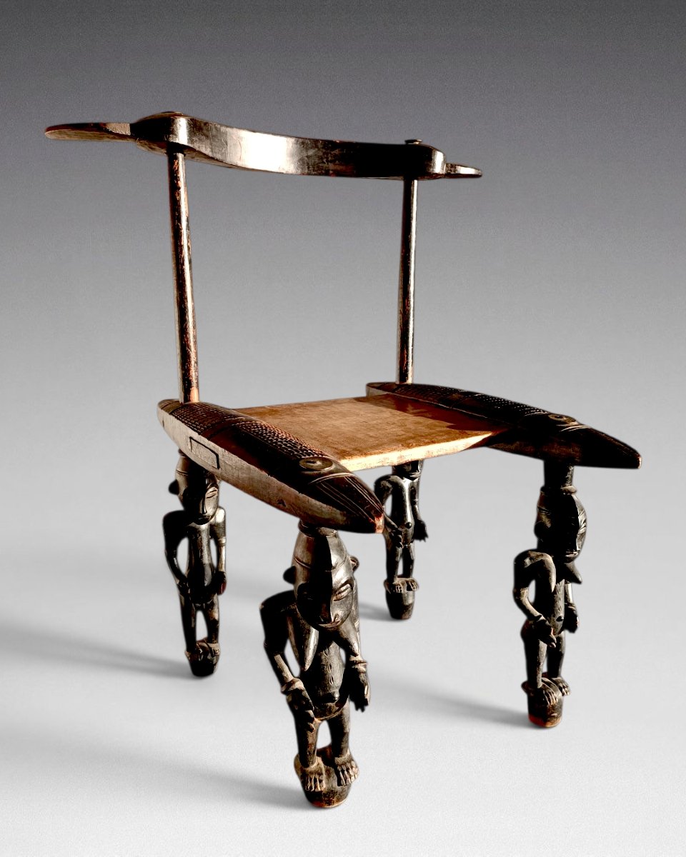 Small African Senufo Chair-photo-2