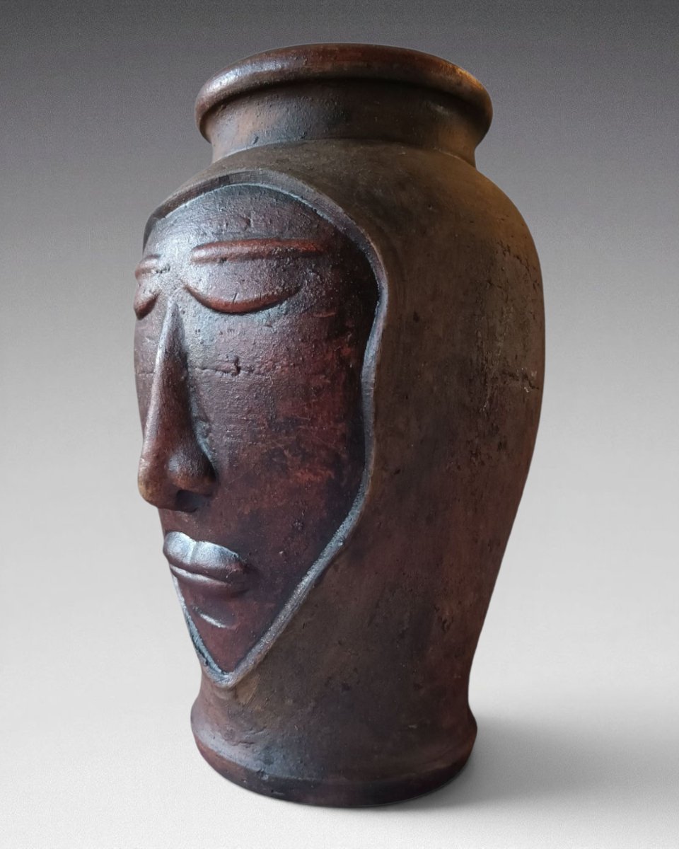 Jean Derval - Ceramic Vase (circa 1960)-photo-2