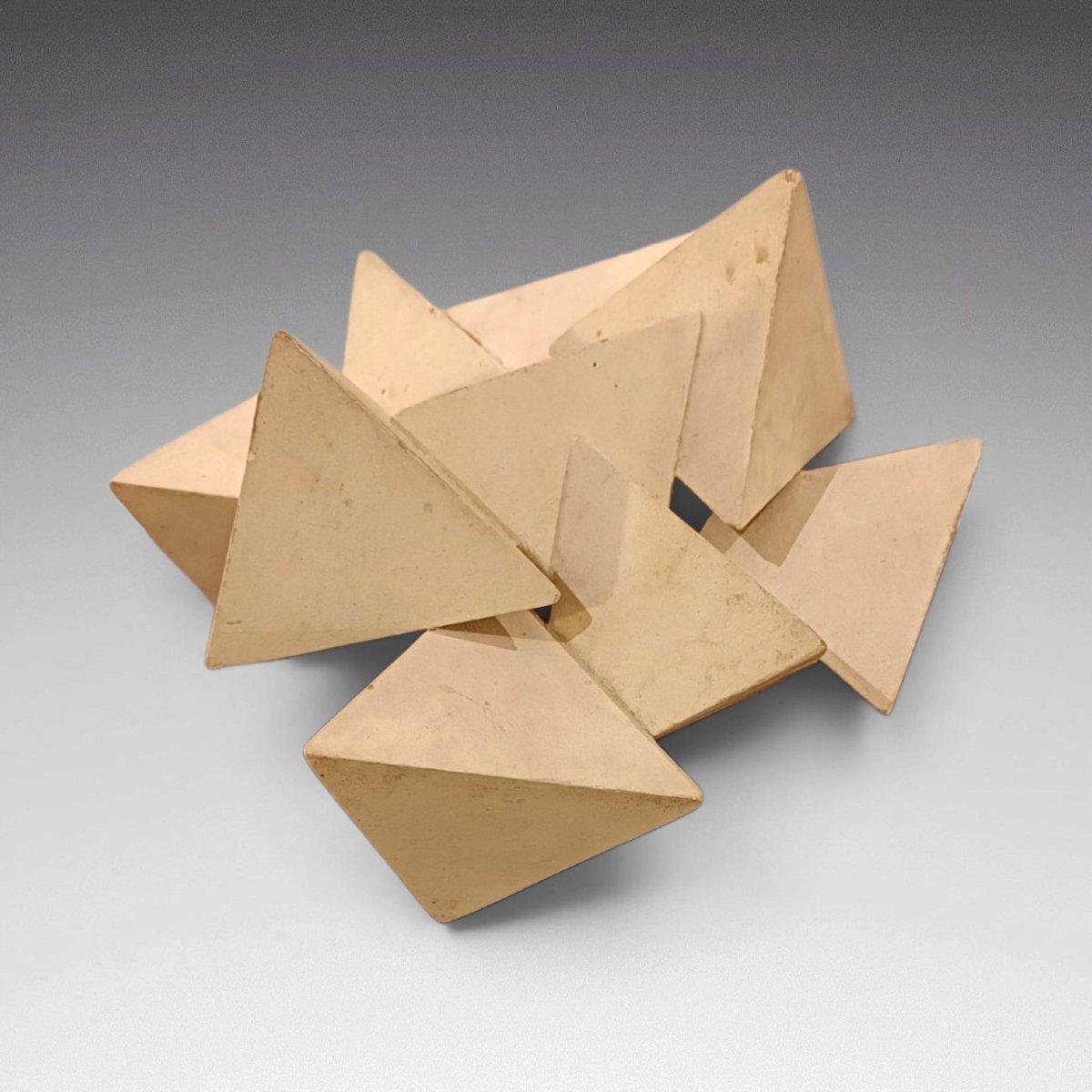 Daniel-Jacques Allonsius (1923–1995) - Sculpture - Assemblage de panneaux de bois (vers 1980)-photo-4