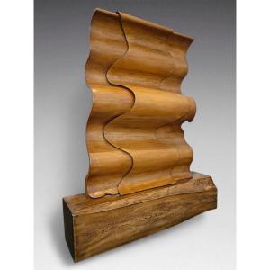 Monolithe - Sculpture en bois. Japon (vers 1970)