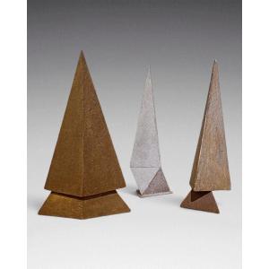 Daniel-jacques Allonsius (1923–1995) - Sculptures - Assemblies Of Wooden Panels (circa 1980)