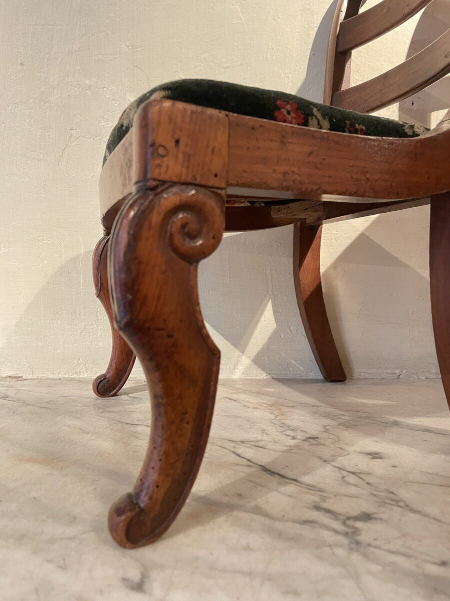 Pair Of Charles X Period Miniature Chairs-photo-4