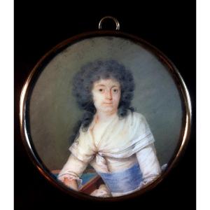 Arlaud Jurine (1751-1829), Portrait Miniature Circa 1780