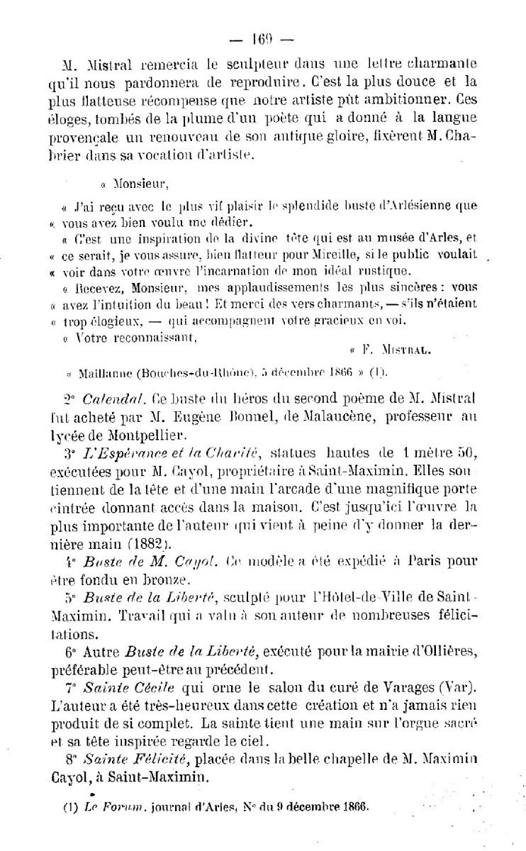 Auguste-Hippolyte Chabrier, Calendal, le héros de Frédéric Mistral (1870)-photo-3