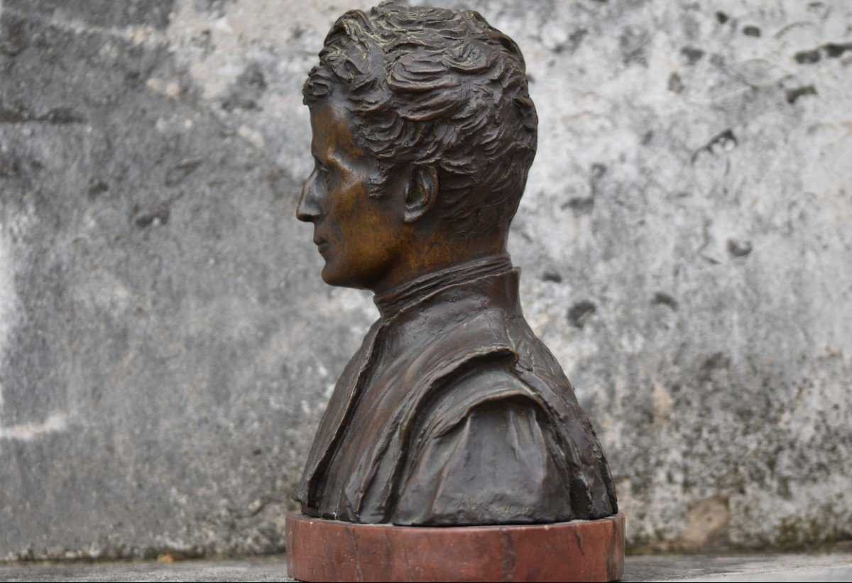 Laurent Marqueste, Bust Of An Advocate (circa 1910)-photo-5
