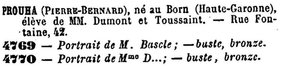 Pierre-Bernard Prouha, Mme D . . .  (1882)-photo-1