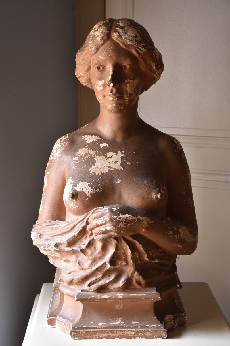 Octave GALLIARD-SANSONETTI (Nancy 1865 - Munich 1924), Femme nue (1910)-photo-3