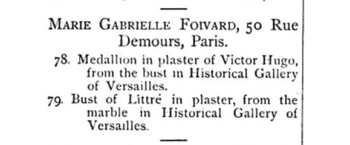 Gabrielle Foivard, Portrait Of Emile Littré (1882)-photo-7
